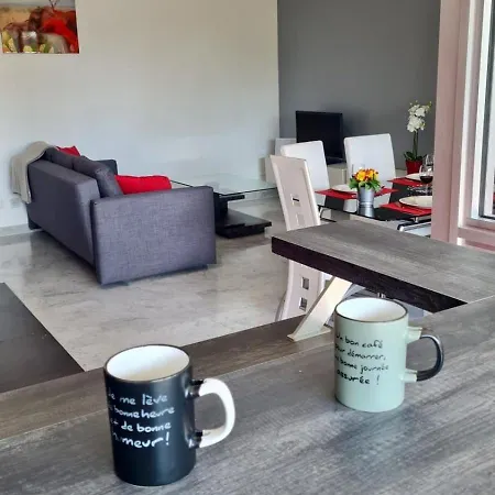 06bm Modern For 4 - Terrace - Swimming Pool - Parking * Αντίμπ